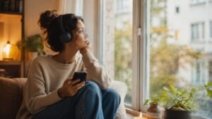 Psychology Says Listening to the Same Song on Repeat Means Your Brain Is Processing an Emotion