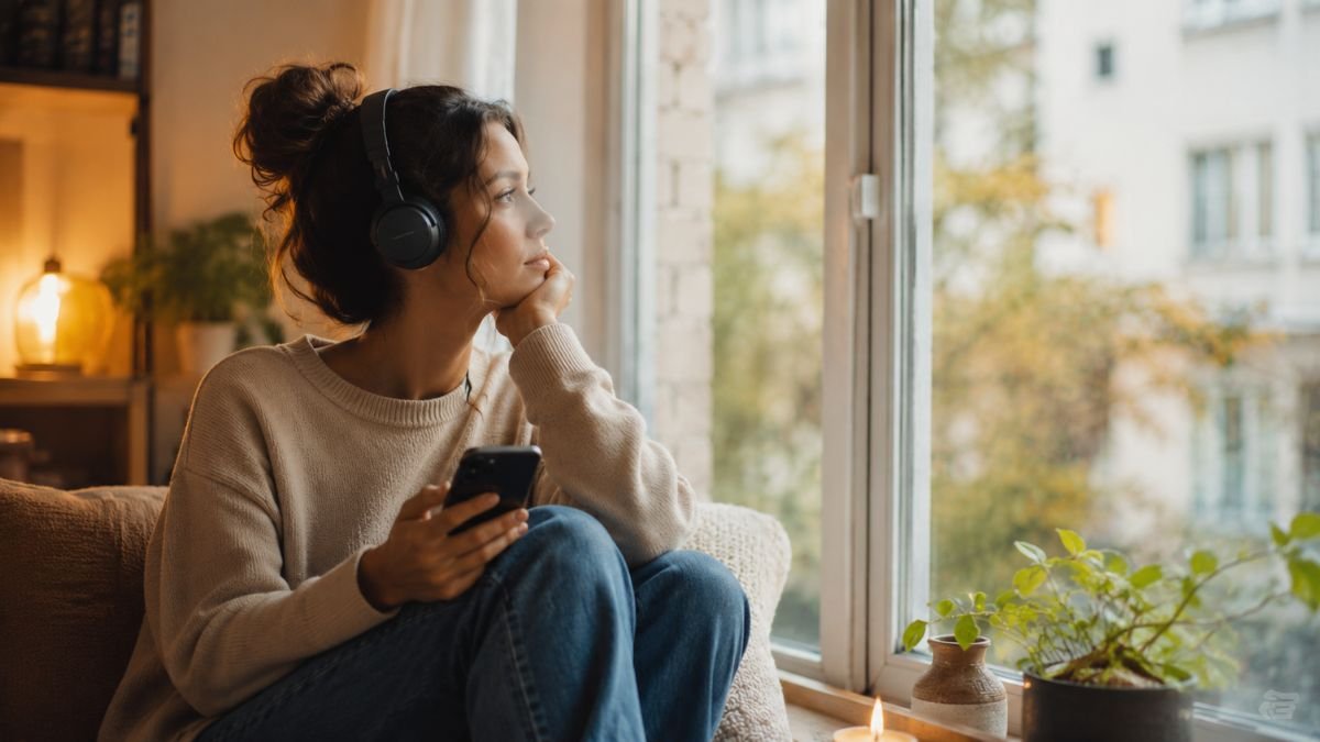 Psychology Says Listening to the Same Song on Repeat Means Your Brain Is Processing an Emotion
