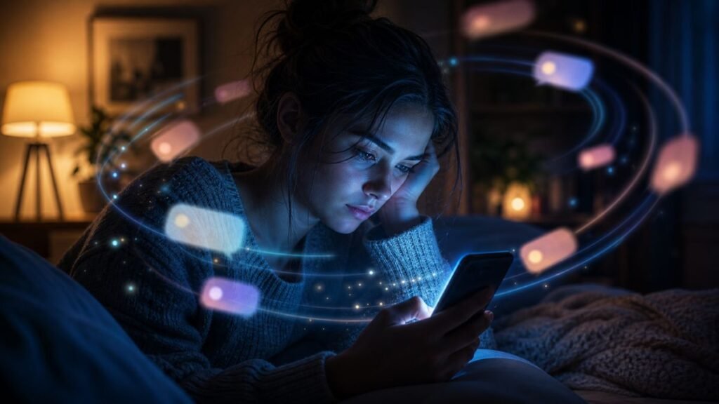 Psychology Says Evening Social Media Scrolling Is A Designed Feedback Loop