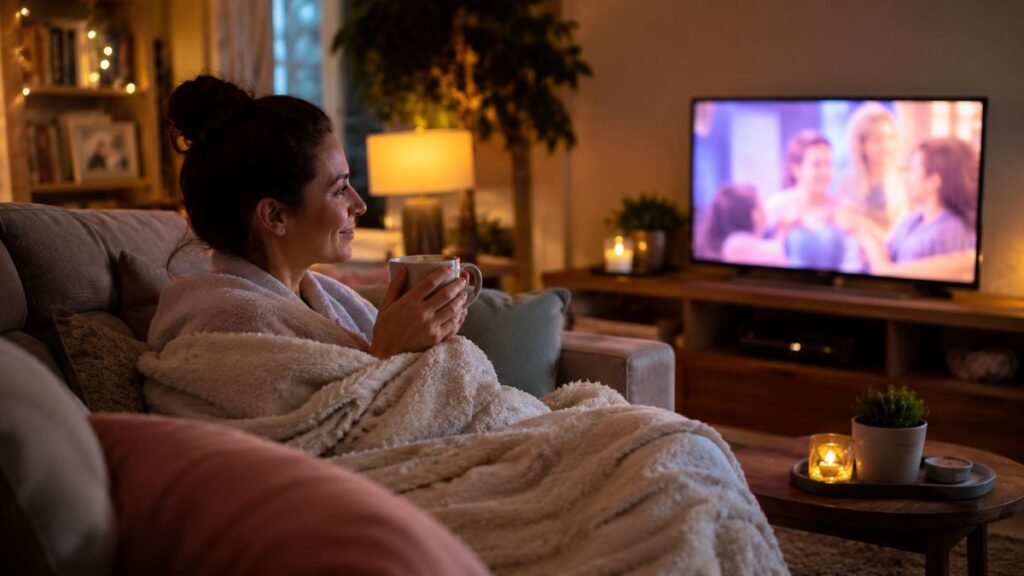 Psychology Suggests Adults Who Rewatch Comfort Shows Are Giving Their Overloaded Mind A Place To Rest